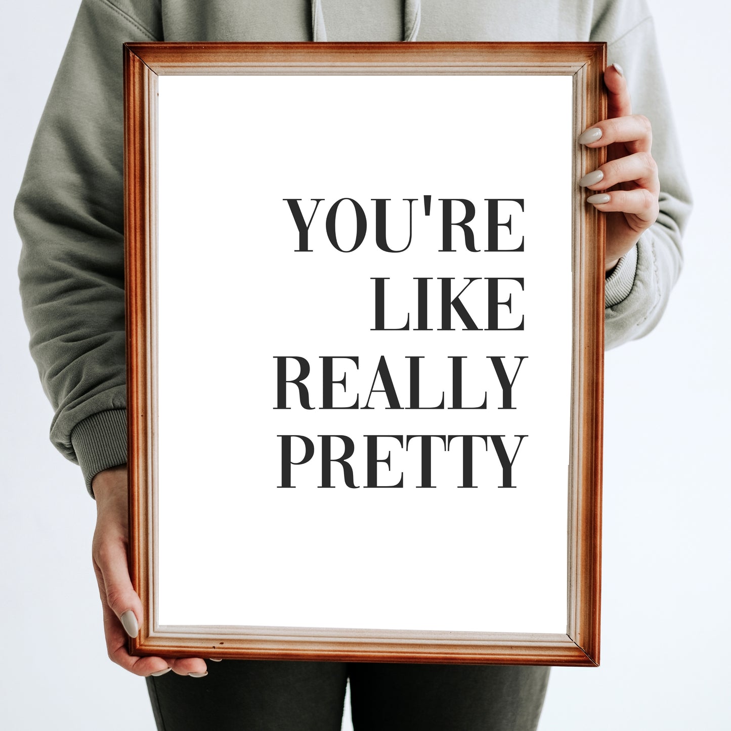 "You're Like Really Pretty" Movie Quote From 'Mean Girls,' Printable Art