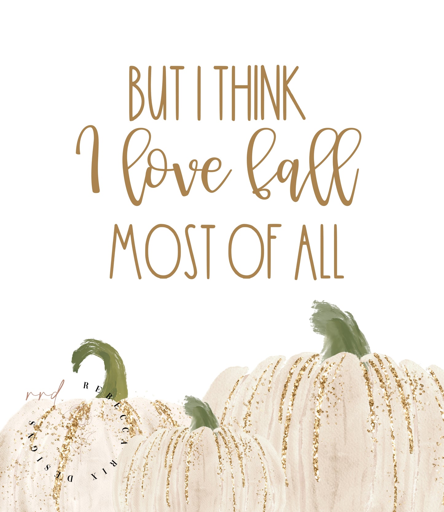 Set of 3 Fall/Autumn Prints White White And Gold Pumpkins, Farmhouse Chic, Printable Wall Art